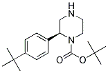 (S)-2-(4-TERT-BUTYL-PHENYL)-PIPERAZINE-1-CARBOXYLIC ACID TERT-BUTYL ESTER 结构式