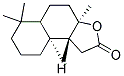 (3aR,9aS,9bR)-3a,6,6,9a-Tetramethyl-decahydro-naphtho[2,1-b]furan-2-one 结构式
