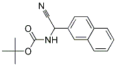 (CYANO-NAPHTHALEN-2-YL-METHYL)-CARBAMIC ACID TERT-BUTYL ESTER 结构式