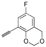 8-ETHYNYL-6-FLUORO-4H-BENZO-[1,3]-DIOXINE 结构式