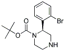 (S)-2-(2-BROMO-PHENYL)-PIPERAZINE-1-CARBOXYLIC ACID TERT-BUTYL ESTER 结构式