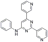 N-PHENYL-2,6-DIPYRIDIN-3-YLPYRIMIDIN-4-AMINE 结构式