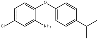 5-CHLORO-2-(4-ISOPROPYLPHENOXY)ANILINE 结构式