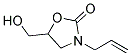 3-ALLYL-5-HYDROXYMETHYL-OXAZOLIDIN-2-ONE 结构式