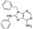 9-BENZYL-N8-PHENYL-9H-PURINE-6,8-DIAMINE 结构式