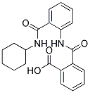 N-(2-CYCLOHEXYLCARBAMOYL-PHENYL)-PHTHALAMIC ACID 结构式