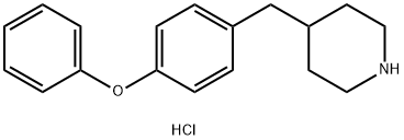 4-(4-PHENOXY-BENZYL)-PIPERIDINE HYDROCHLORIDE 结构式