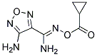 4-AMINO-N'-((CYCLOPROPYLCARBONYL)OXY)-1,2,5-OXADIAZOLE-3-CARBOXIMIDAMIDE 结构式