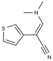 3-(DIMETHYLAMINO)-2-(3-THIENYL)ACRYLONITRILE 结构式