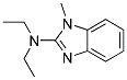 N,N-DIETHYL-1-METHYL-1H-BENZIMIDAZOL-2-AMINE 结构式