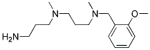 N1-(3-[(2-METHOXY-BENZYL)-METHYL-AMINO]-PROPYL)-N1-METHYL-PROPANE-1,3-DIAMINE 结构式