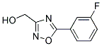 (5-(3-FLUOROPHENYL)-1,2,4-OXADIAZOL-3-YL)METHANOL 结构式