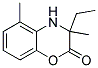 3-ETHYL-3,5-DIMETHYL-3,4-DIHYDRO-BENZO[1,4]OXAZIN-2-ONE 结构式