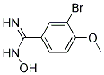 3-Bromo-N-hydroxy-4-methoxy-benzamidine 结构式