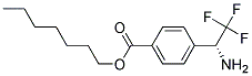 4-((R)-1-AMINO-2,2,2-TRIFLUORO-ETHYL)-BENZOIC ACID HEPTYL ESTER 结构式