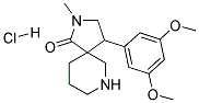 4-(3,5-DIMETHOXYPHENYL)-2-METHYL-2,7-DIAZASPIRO[4.5]DECAN-1-ONE HYDROCHLORIDE 结构式