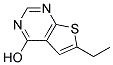 6-ETHYLTHIENO[2,3-D]PYRIMIDIN-4-OL 结构式