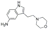 3-(2-MORPHOLIN-4-YL-ETHYL)-1H-INDOL-5-YLAMINE 结构式