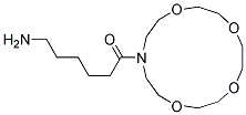 6-AMINO-1-(1,4,7,10-TETRAOXA-13-AZA-CYCLOPENTADEC-13-YL)-HEXAN-1-ONE 结构式