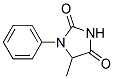 5-METHYL-1-PHENYLIMIDAZOLIDINE-2,4-DIONE 结构式