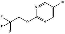 5-BROMO-2-(2,2,2-TRIFLUORO-ETHOXY)-PYRIMIDINE 结构式