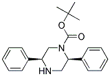 (2S,5S)-2,5-DIPHENYL-PIPERAZINE-1-CARBOXYLIC ACID TERT-BUTYL ESTER 结构式