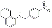 N-(1-NAPHTHYL)-4-NITROBENZYLAMINE 结构式