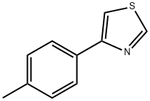 4-(4-甲基苯基)-1,3-噻唑 结构式
