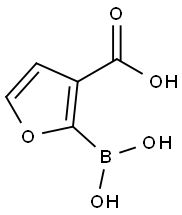 3-羧基呋喃-2-硼酸 结构式