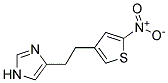 4-[2-(5-NITRO-THIOPHEN-3-YL)-ETHYL]-1H-IMIDAZOLE 结构式