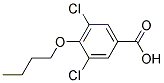 4-Butoxy-3,5-dichlorobenzoic acid 结构式