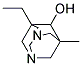 5-ETHYL-7-METHYL-1,3-DIAZATRICYCLO[3.3.1.1(3,7)]DECAN-6-OL 结构式