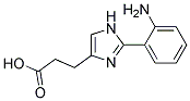 3-[2-(2-AMINOPHENYL)IMIDAZOL-4-YL]PROPIONIC ACID 结构式