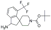 TERT-BUTYL 3-AMINO-7-(TRIFLUOROMETHYL)-2,3-DIHYDROSPIRO[INDENE-1,4'-PIPERIDINE]-1'-CARBOXYLATE 结构式