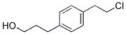 3-[4-(2-CHLORO-ETHYL)-PHENYL]-PROPAN-1-OL 结构式