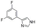 4-(3,5-DIFLUORO-PHENYL)-1H-IMIDAZOLE 结构式