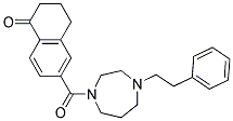 6-([4-(2-PHENYLETHYL)-1,4-DIAZEPAN-1-YL]CARBONYL)-3,4-DIHYDRONAPHTHALEN-1(2H)-ONE 结构式