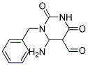 6-AMINO-1-BENZYL-2,4-DIOXOTETRAHYDROPYRIMIDINE-5-CARBALDEHYDE 结构式