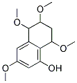 3,5,6,8-TETRAMETHOXY-5,6,7,8-TETRAHYDRO-NAPHTHALEN-1-OL 结构式