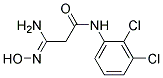 (3Z)-3-AMINO-N-(2,3-DICHLOROPHENYL)-3-(HYDROXYIMINO)PROPANAMIDE 结构式