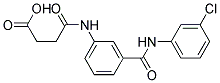 N-[3-(3-CHLORO-PHENYLCARBAMOYL)-PHENYL]-SUCCINAMIC ACID 结构式
