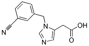 [3-(3-CYANO-BENZYL)-3H-IMIDAZOL-4-YL]-ACETIC ACID 结构式