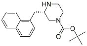 (S)-3-NAPHTHALEN-1-YLMETHYL-PIPERAZINE-1-CARBOXYLIC ACID TERT-BUTYL ESTER 结构式