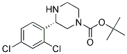 (S)-3-(2,4-DICHLORO-PHENYL)-PIPERAZINE-1-CARBOXYLIC ACID TERT-BUTYL ESTER 结构式