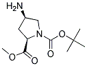 (2R,4R)-4-AMINO-1-BOC-PYRROLIDINE-2-CARBOXYLIC ACID METHYL ESTER 结构式