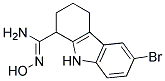 6-BROMO-N'-HYDROXY-2,3,4,9-TETRAHYDRO-1H-CARBAZOLE-1-CARBOXIMIDAMIDE 结构式