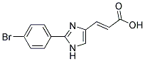 3-[2-(4-BROMO-PHENYL)-IMIDAZOL-4-YL]-ACRYLIC ACID 结构式
