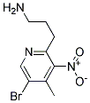 (5-Bromo-4-methyl-3-nitro-pyridin-2-yl)-propyl-amine 结构式