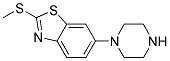 2-METHYLSULFANYL-6-PIPERAZIN-1-YL-BENZOTHIAZOLE 结构式