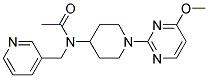 N-[1-(4-METHOXYPYRIMIDIN-2-YL)PIPERIDIN-4-YL]-N-(PYRIDIN-3-YLMETHYL)ACETAMIDE 结构式